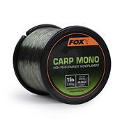 Fox Exocet Lo-Vis Trans Khaki Mono Fishing Line 10lb 1000m Bulk Spool in  Tin CML149